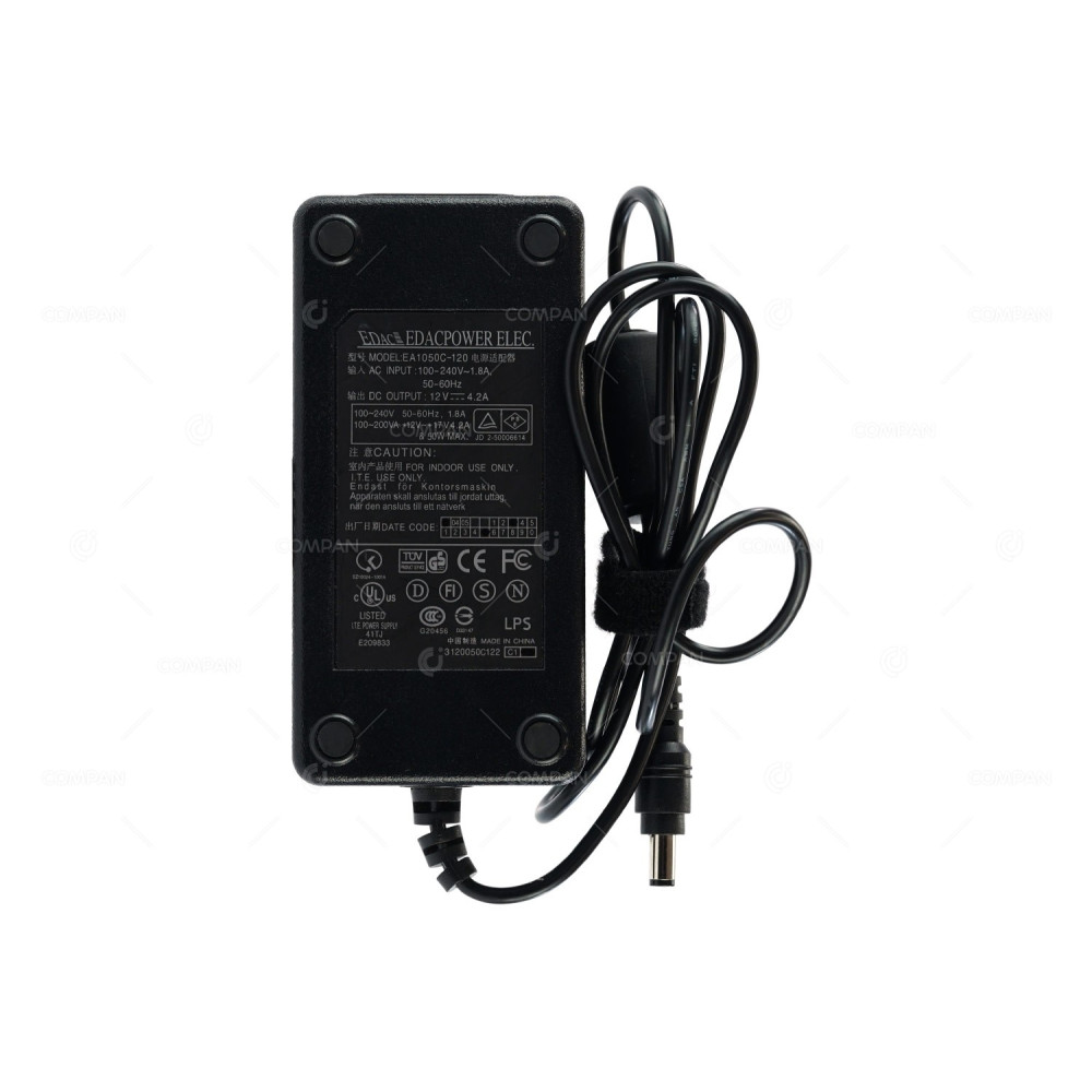 EA1050C-120 EDACPOWER 50W 12V 4.2A  5.5MM X 2.5MM AC/DC ADAPTER -